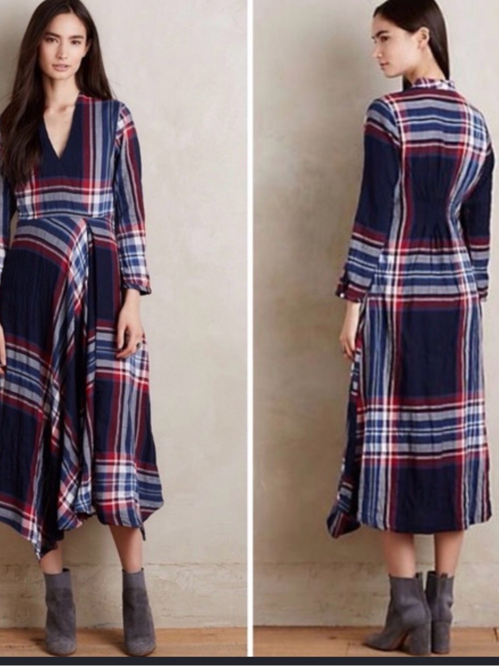 Anthropologie Isabella Sinclair tartan plaid - Picture 2 of 5